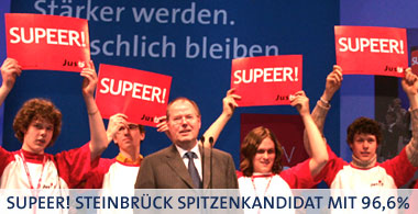 Ministerpräsident Peer Steinbrück