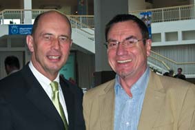 Verkehrsminister Tiefensee und Ulrich Syberg